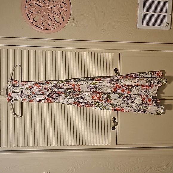 Anthro Abel The Label Vienna Orchid Halter Maxi Dress Size Small - Picture 5 of 11